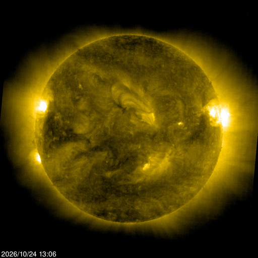 SOHO EIT 284 image of the sun SOHO EIT 284 image of the sun