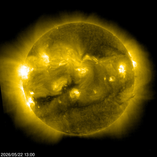 SOHO EIT 284 image of the sun SOHO EIT 284 image of the sun