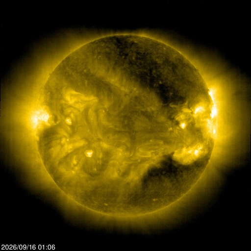 SOHO EIT 284 image of the sun SOHO EIT 284 image of the sun