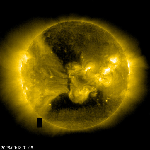 SOHO EIT 284 image of the sun SOHO EIT 284 image of the sun