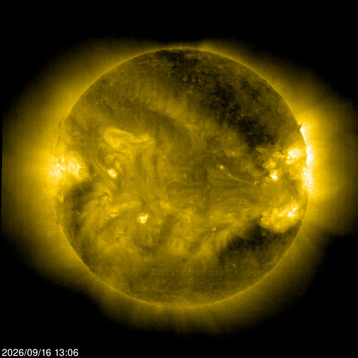 SOHO EIT 284 image of the sun SOHO EIT 284 image of the sun