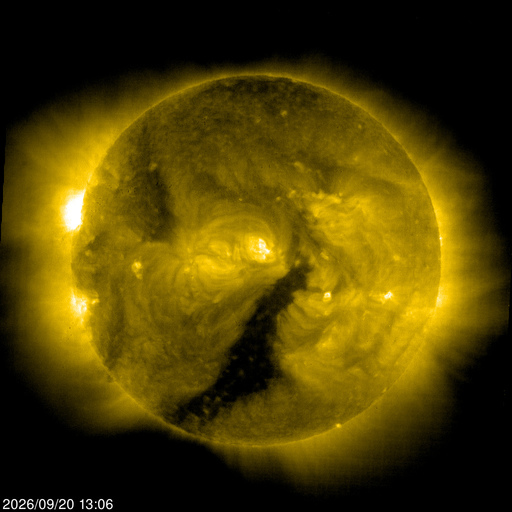 SOHO EIT 284 image of the sun SOHO EIT 284 image of the sun