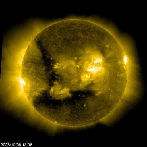SOHO EIT 284 image of the sun SOHO EIT 284 image of the sun