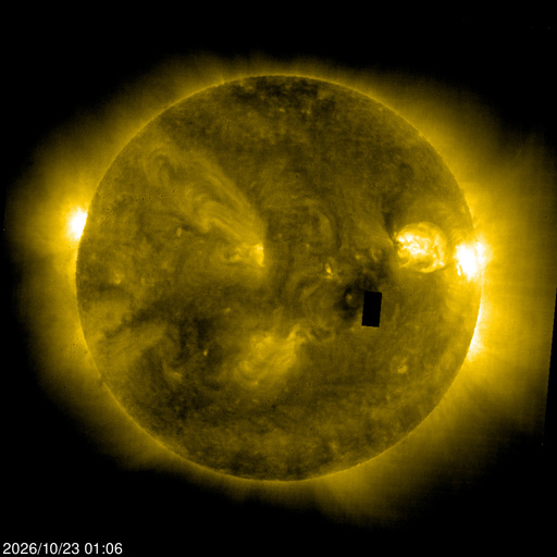 SOHO EIT 284 image of the sun SOHO EIT 284 image of the sun