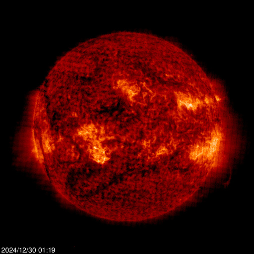 Click for time-lapse image of the sun