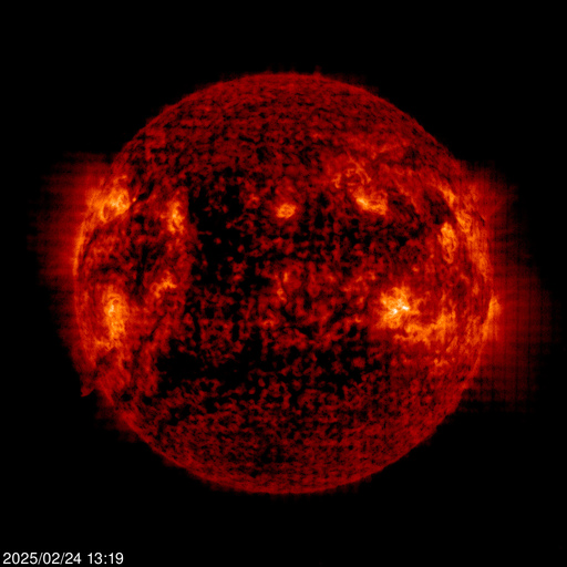 Click for time-lapse image of the sun