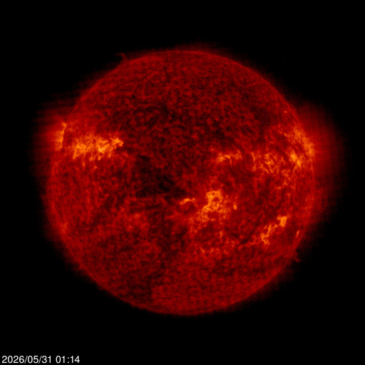 Click for time-lapse image of the sun Click for time-lapse image of the sun