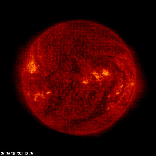 Click for time-lapse image of the sun