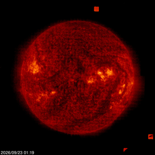 Click for time-lapse image of the sun Click for time-lapse image of the sun