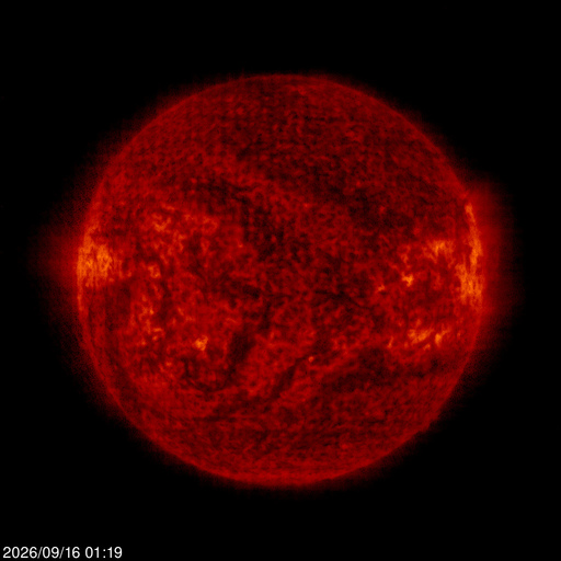 Click for time-lapse image of the sun Click for time-lapse image of the sun