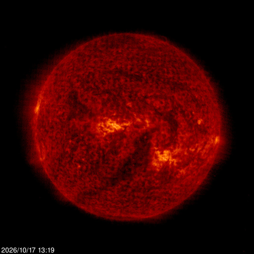 Click for time-lapse image of the sun