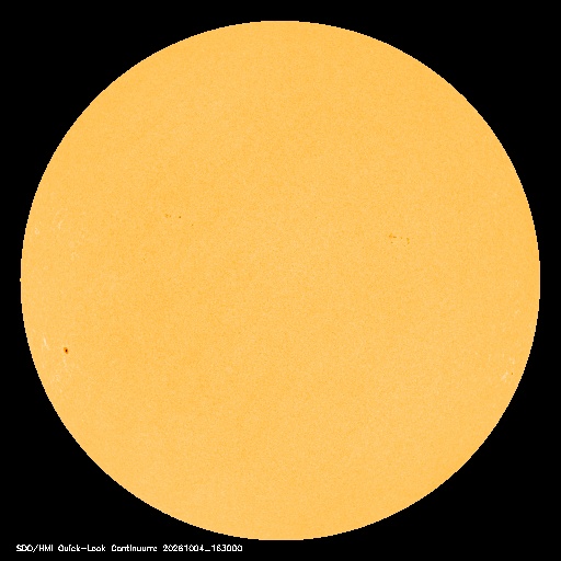 SDO · HMI Continuum — Visible photosphere & sunspots