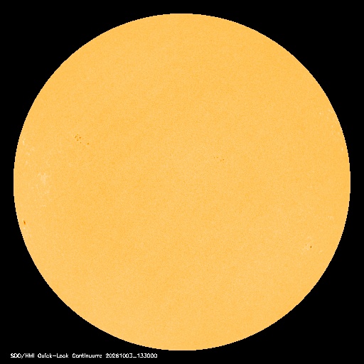 SDO · HMI Continuum — Visible photosphere & sunspots