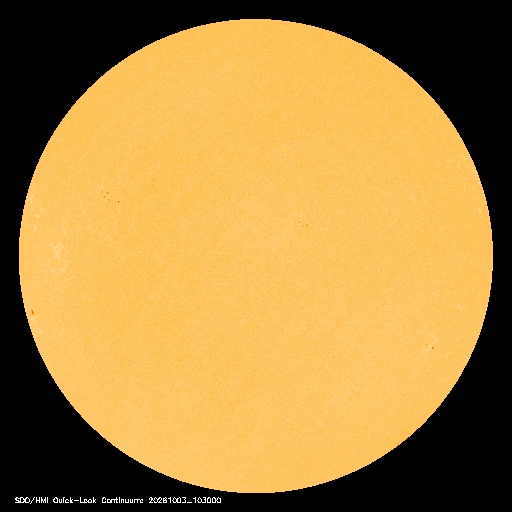 SDO · HMI Continuum — Visible photosphere & sunspots