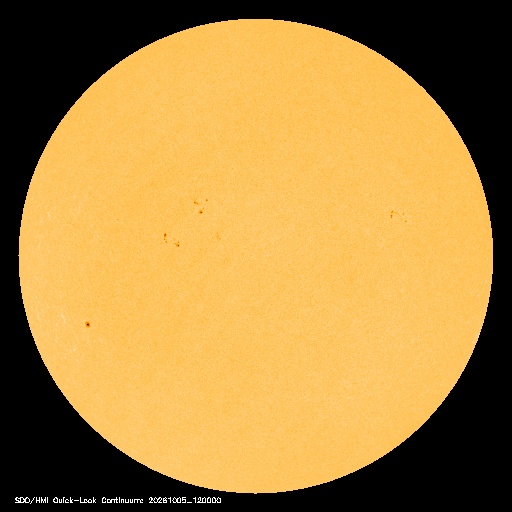 SDO · HMI Continuum — Visible photosphere & sunspots
