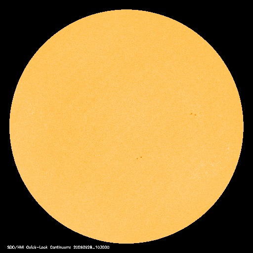 SDO · HMI Continuum — Visible photosphere & sunspots