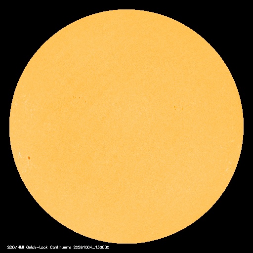 SDO · HMI Continuum — Visible photosphere & sunspots