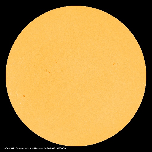 SDO · HMI Continuum — Visible photosphere & sunspots