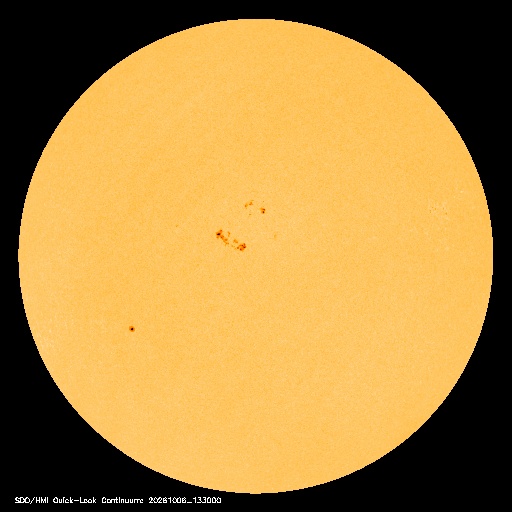 SDO · HMI Continuum — Visible photosphere & sunspots