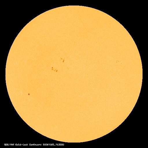 SDO · HMI Continuum — Visible photosphere & sunspots