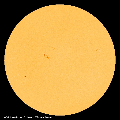 SDO · HMI Continuum — Visible photosphere & sunspots
