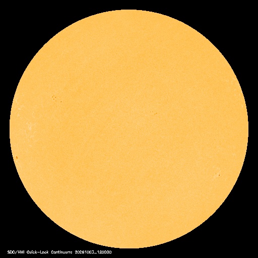 SDO · HMI Continuum — Visible photosphere & sunspots