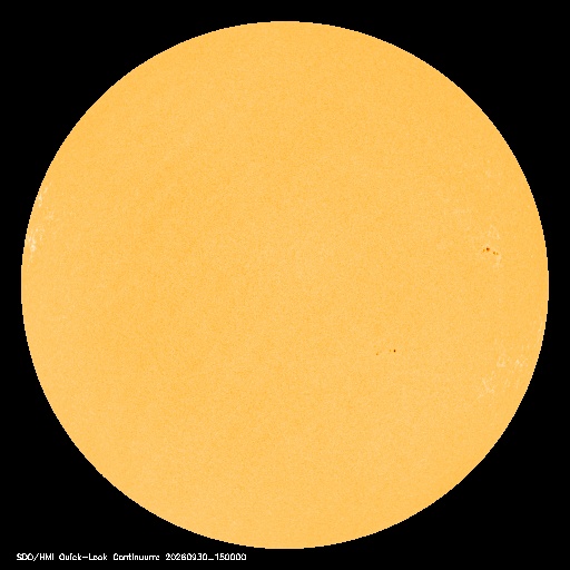 SDO · HMI Continuum — Visible photosphere & sunspots