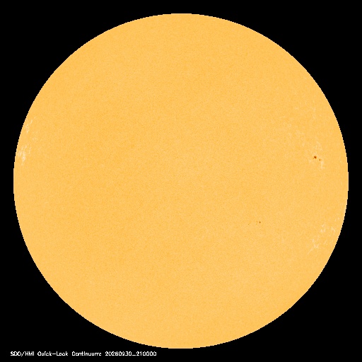 SDO · HMI Continuum — Visible photosphere & sunspots