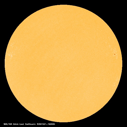 SDO · HMI Continuum — Visible photosphere & sunspots
