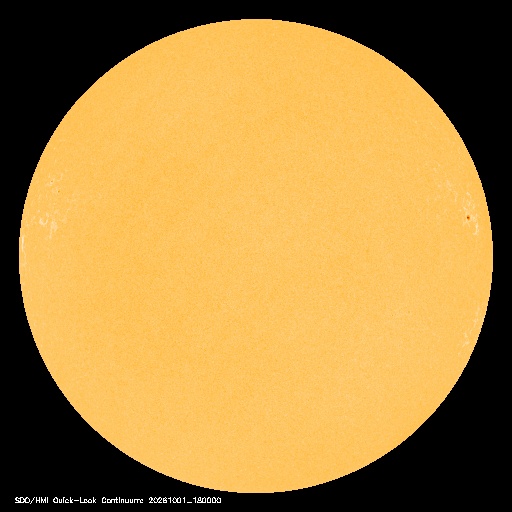 SDO · HMI Continuum — Visible photosphere & sunspots