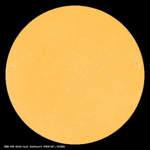 SDO · HMI Continuum — Visible photosphere & sunspots