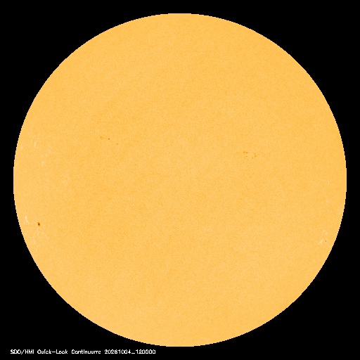 SDO · HMI Continuum — Visible photosphere & sunspots