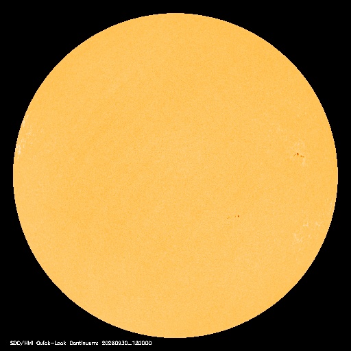 SDO · HMI Continuum — Visible photosphere & sunspots