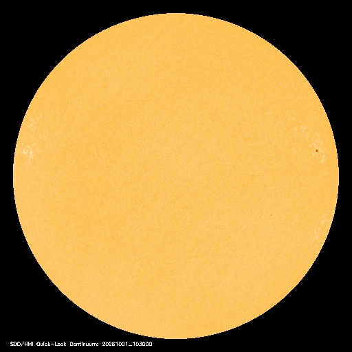 SDO · HMI Continuum — Visible photosphere & sunspots