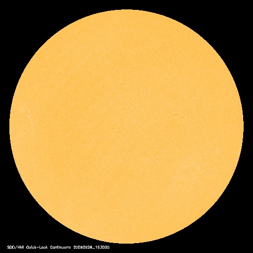 SDO · HMI Continuum — Visible photosphere & sunspots