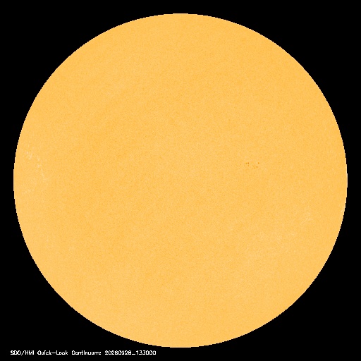 SDO · HMI Continuum — Visible photosphere & sunspots