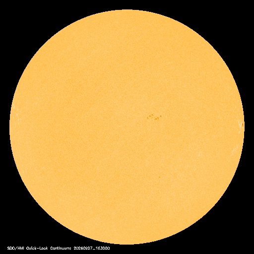SDO · HMI Continuum — Visible photosphere & sunspots