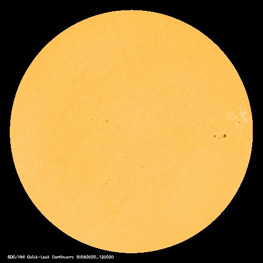 SDO · HMI Continuum — Visible photosphere & sunspots