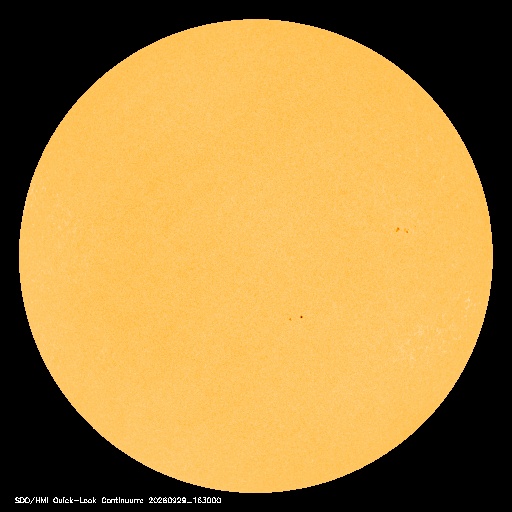 SDO · HMI Continuum — Visible photosphere & sunspots