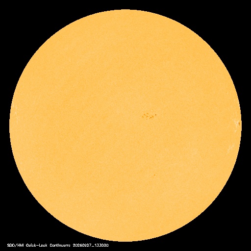SDO · HMI Continuum — Visible photosphere & sunspots