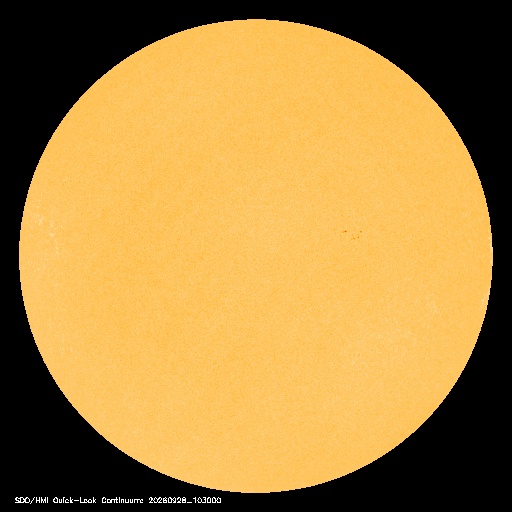SDO · HMI Continuum — Visible photosphere & sunspots
