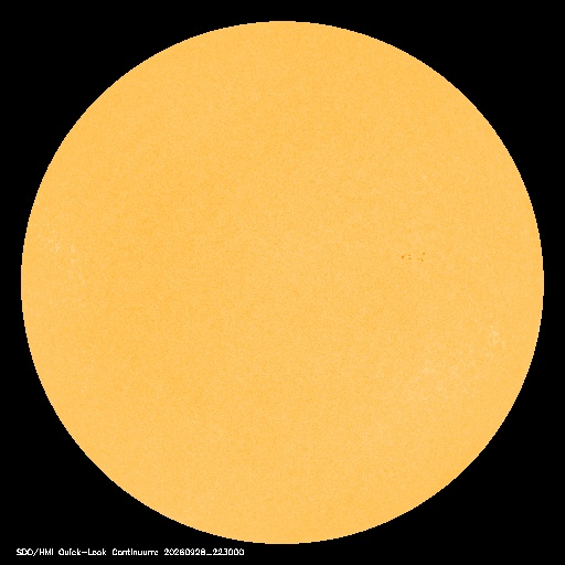 SDO · HMI Continuum — Visible photosphere & sunspots