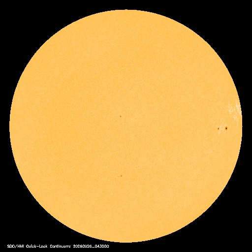 SDO · HMI Continuum — Visible photosphere & sunspots