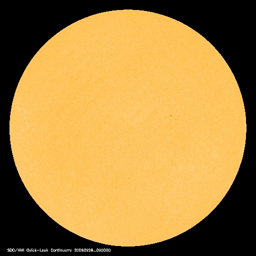SDO · HMI Continuum — Visible photosphere & sunspots