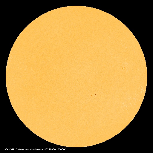 SDO · HMI Continuum — Visible photosphere & sunspots