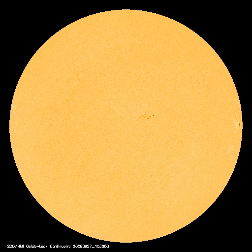 SDO · HMI Continuum — Visible photosphere & sunspots