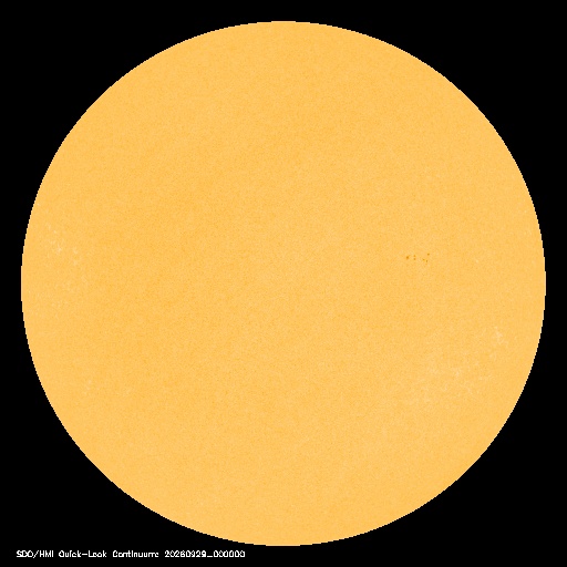 SDO · HMI Continuum — Visible photosphere & sunspots