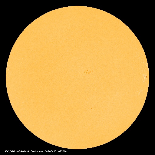 SDO · HMI Continuum — Visible photosphere & sunspots