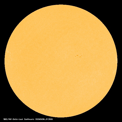 SDO · HMI Continuum — Visible photosphere & sunspots