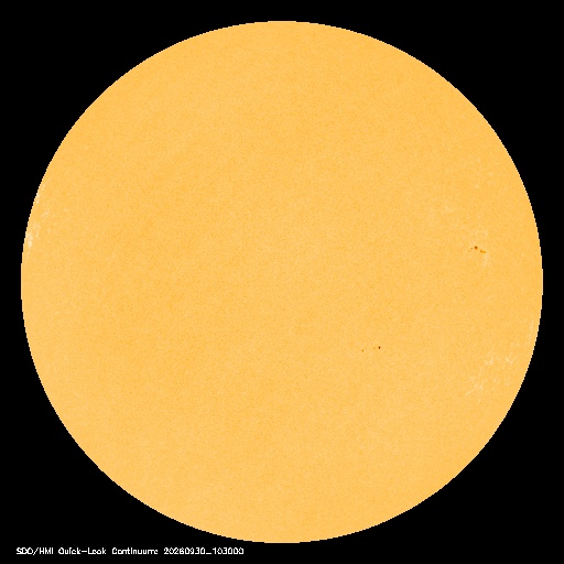 SDO · HMI Continuum — Visible photosphere & sunspots